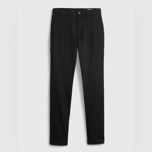 Gap Black Straight Modern Khakis Trousers Sz 30X34